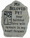 Beloved Pet Garden Stone