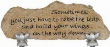 Build Your Wings Heart Note Stone 13215