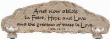 Abide In Faith Heart Note Stone 13222