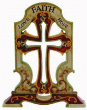 Faith Cross Pedestal 14963