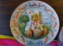 Cherished Teddies 1996 Plate - Bear Dressed as Bunny 156590