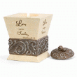Comfort Candle Love Always 3.5" w x 4" h Medium Square Candle 05551
