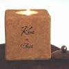 Comfort Candle Faithfully 3.5" Square Candle #05689