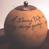 Comfort Candle Loving Wife 4.5" Round Candle #05693