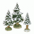 Department 56 Accessories Village Snowy Scotch Pines #52615