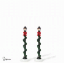 Department 56 Accessories Small Town Street Lamps Set of 2 810828 - NEW!