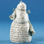 Foundations Snowman with Bird Figurine Retired 118279