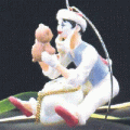 Christmas Time Mime 1987 Hallmark Ornament QX4429