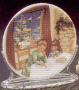 Cookies for Santa Collector's Plate 1990 Hallmark Ornament QX4436