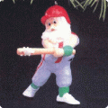 Santa at the Bat 1987 Hallmark Ornament QX4579