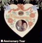 Anniversary Year Photo Holder 1995 Hallmark Ornament QX5819