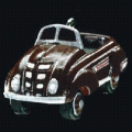 1937 Steelcraft Airflow Miniature Kiddie Car Luxury Edition 2nd in Series 1999 Miniature Hallmark Ornament QXM4477