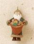 Centuries of Santa Miniature 2nd in Series 1995 Hallmark Ornament QXM4789