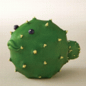 Home Grown Cactus Porcupine Fish Figurine 4011653