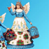 Jim Shore Angel With Bird And Cage Figurine 105168