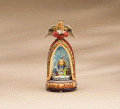 Jim Shore Angel Nativity Lighted Revolving Musical Figurine "Silent Night" 4006648