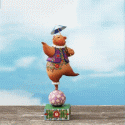 Jim Shore Bear On Ball Figurine "Bear Ball Parsol" 4007672