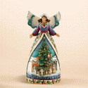 Jim Shore Angel With Woodland Animals Figurine "Christmas For All Great And Small" 4007932