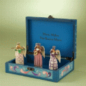 Jim Shore Angels With Box Set Of 4 Hanging Ornament 4009384