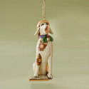 Jim Shore Caroling Dog Hanging Ornament 4011162