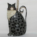 Jim Shore Black Cat Hanging Ornament 4014463 - NEW!