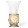 Elements Best Things in Life 10.5" Pillar Holder with Shade #82019
