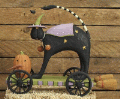 Williraye Halloween Figurines "Scaredy Cat Pull Toy" WW6110