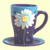 Splash of Rain Retired Yankee Candle Ceramic Wax Potpourri Burner
