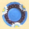 Splash of Rain Retired Yankee Candle Ceramic Large Candle Tray
