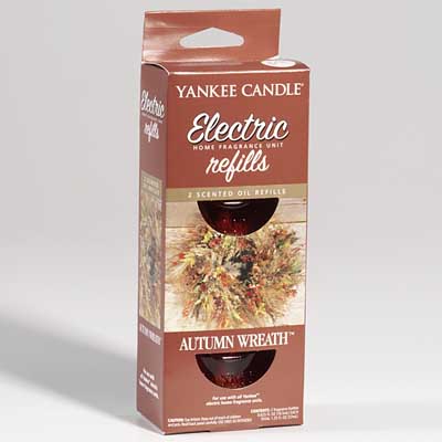 Autumn Wreath Twin Pack Refill Yankee Electric Home Fragrancer
